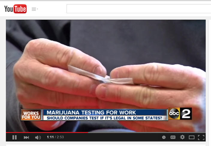 TV segment about Marijuana Use in the Workplace